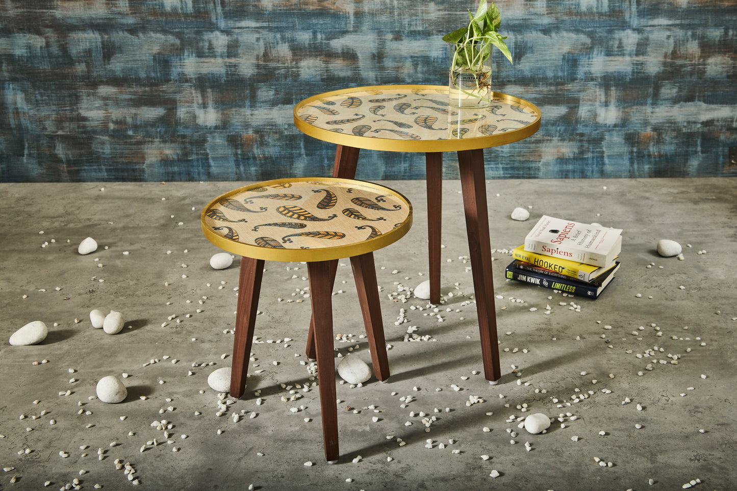 A Tiny Mistake Kairi Wooden Nesting Tables (Set of 2), Living Room Decor
