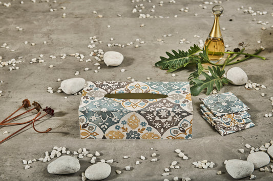 A Tiny Mistake Turkish Delight Rectangle Tissue Box, 26 x 13 x 8 cm