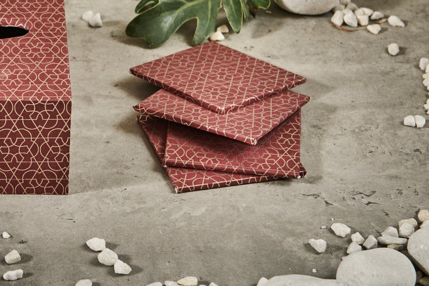 A Tiny Mistake Geometric Geru Set of 4 Coasters
