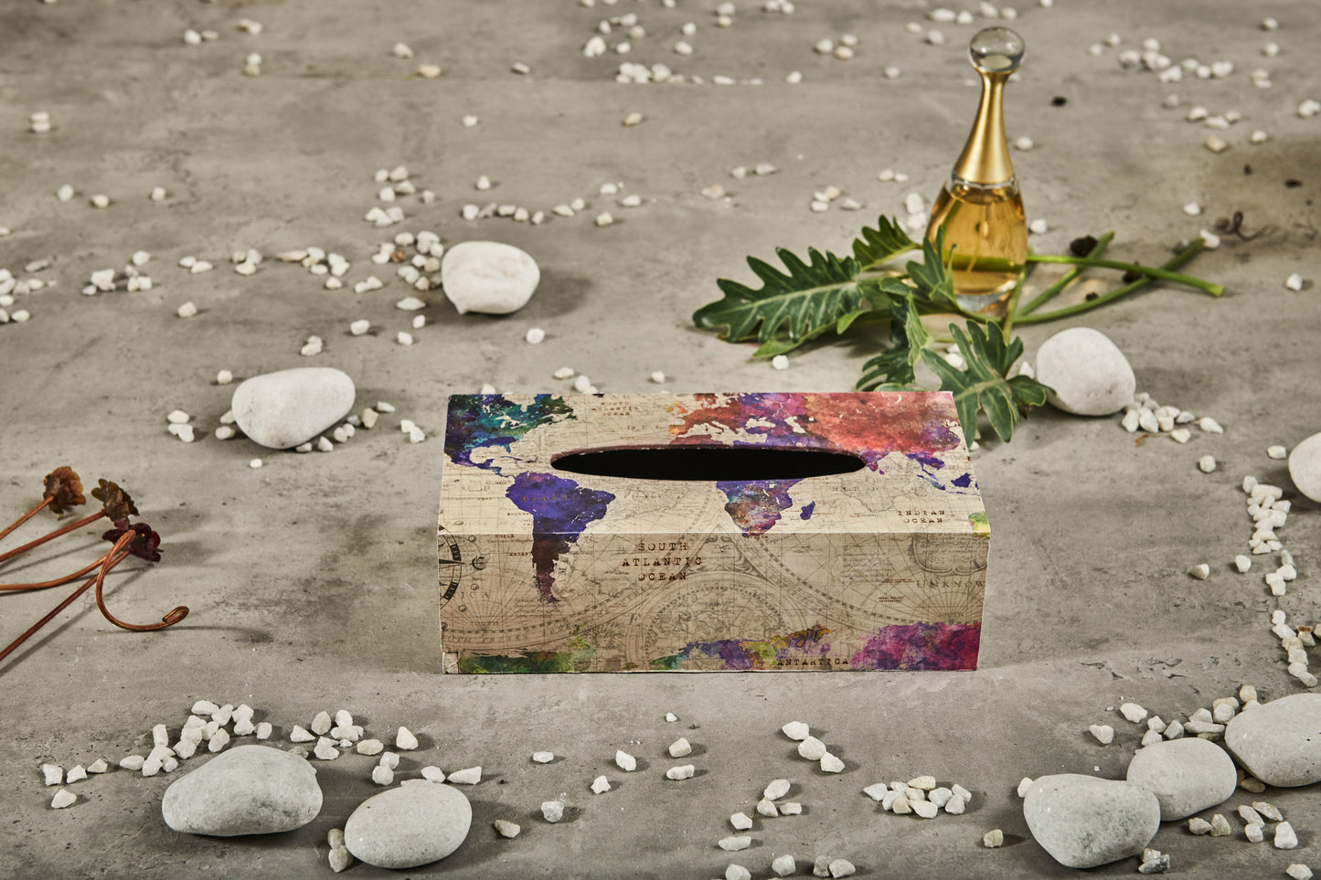 A Tiny Mistake Atlas Rectangle Tissue Box, 26 x 13 x 8 cm