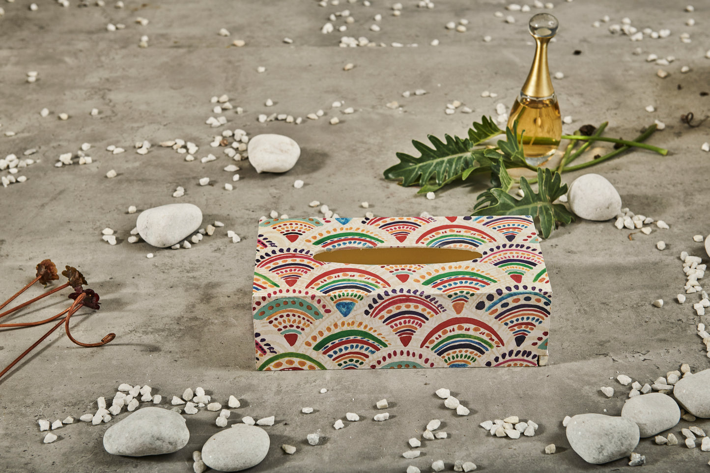 A Tiny Mistake Pankha Rectangle Tissue Box, 26 x 13 x 8 cm