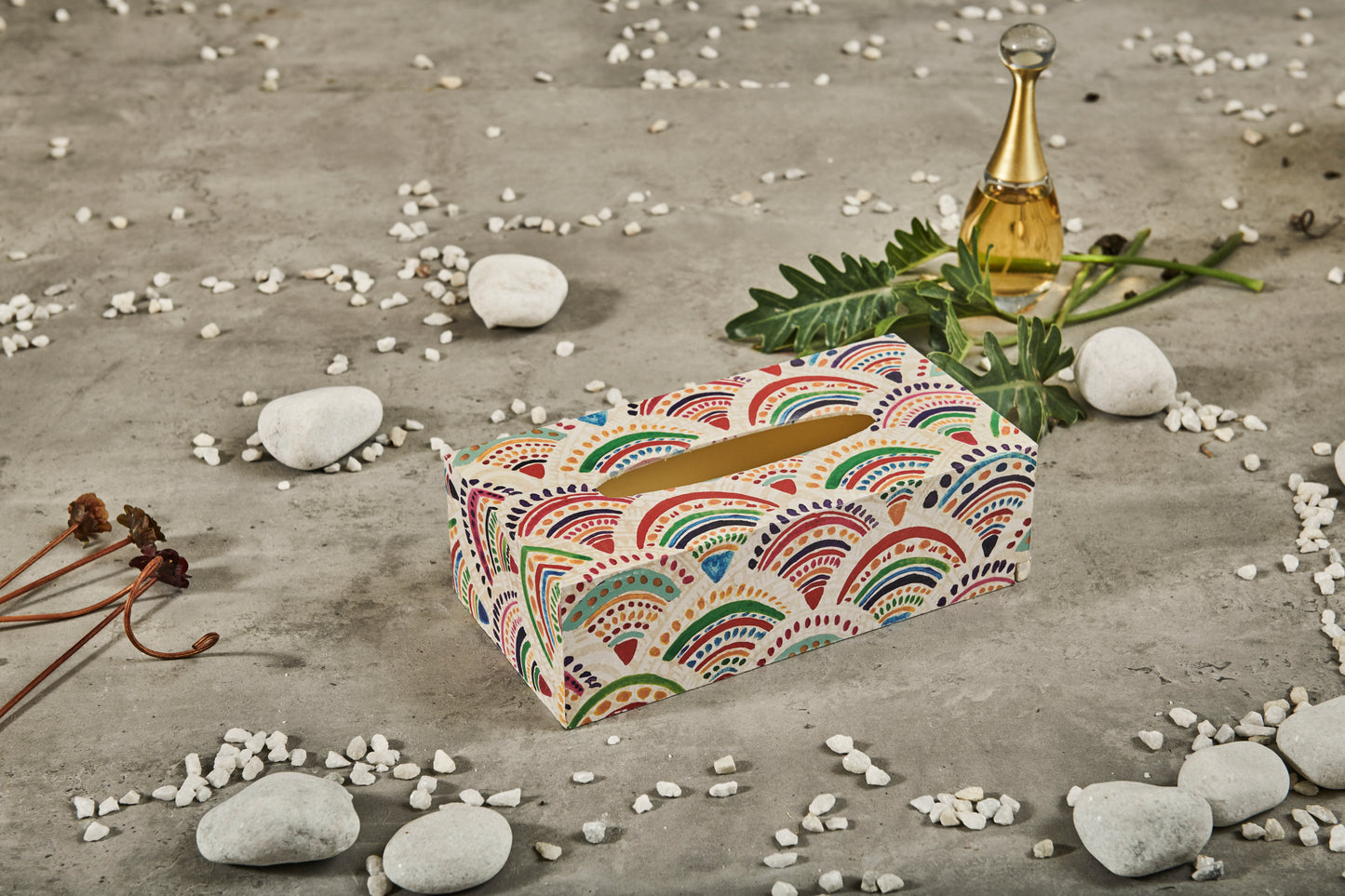 A Tiny Mistake Pankha Rectangle Tissue Box, 26 x 13 x 8 cm