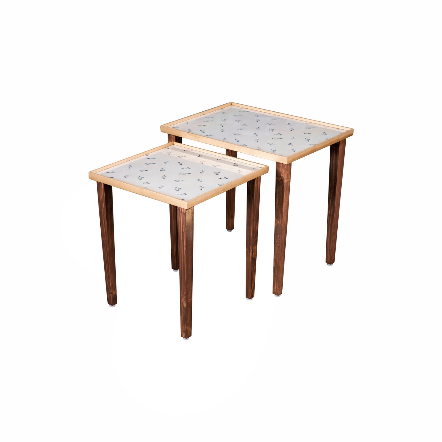 A Tiny Mistake Seagull Wooden Rectangle Nesting Tables (Set of 2), Living Room Decor