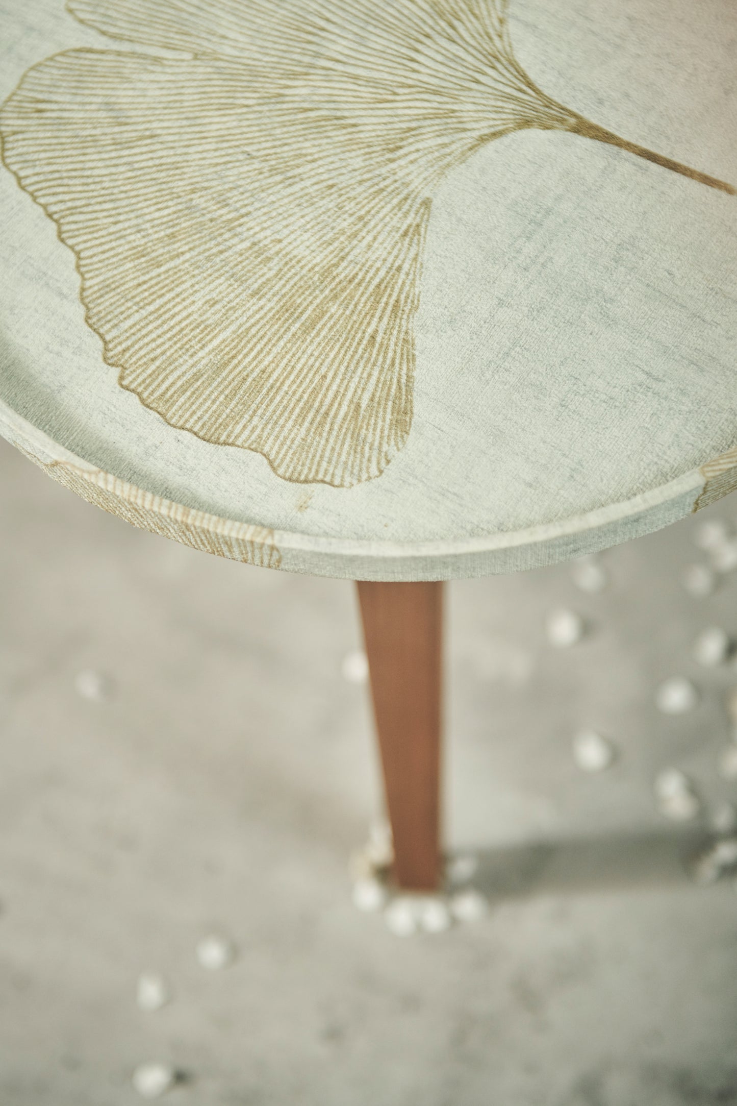A Tiny Mistake Gold Blossom Wooden Nesting Tables (Set of 2), Living Room Decor