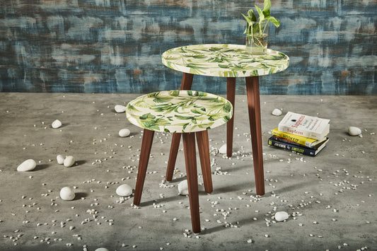 A Tiny Mistake Spring Wooden Nesting Tables (Set of 2), Living Room Decor