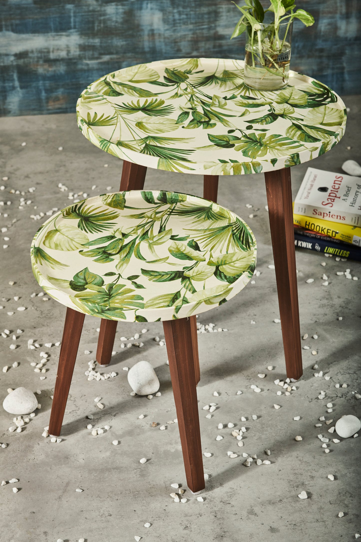 A Tiny Mistake Spring Wooden Nesting Tables (Set of 2), Living Room Decor