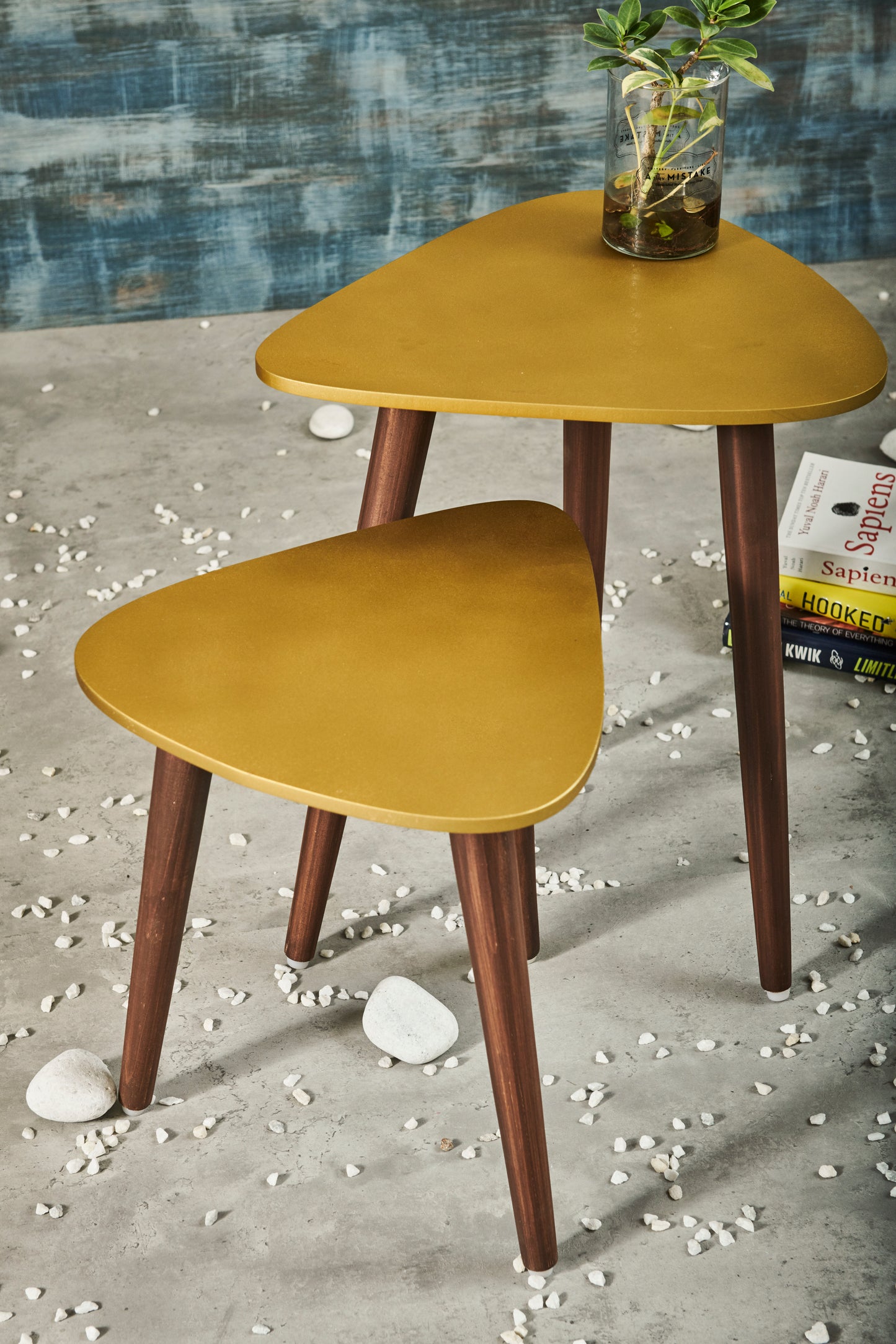 A Tiny Mistake Majestic Gold Trinity Nesting Tables (Set of Two)