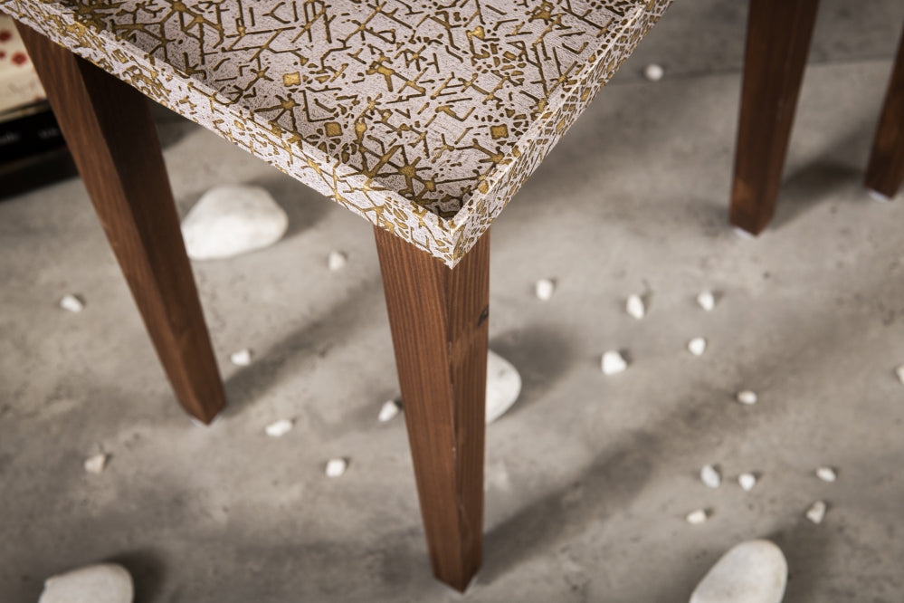 A Tiny Mistake Honeycomb Wooden Rectangle Nesting Tables (Set of 2), Living Room Decor