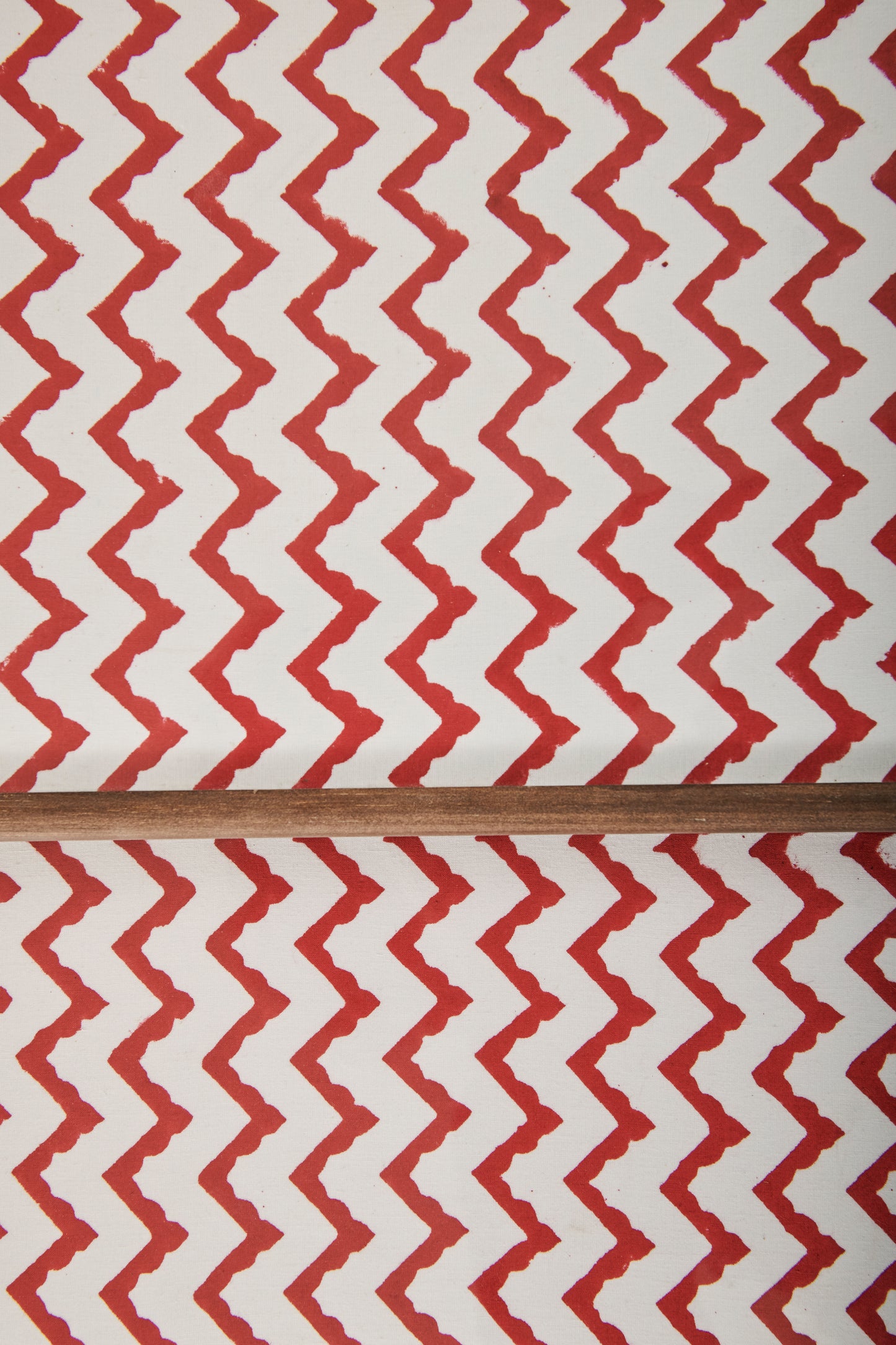A Tiny Mistake Chevron Red Rectangle Nesting Tables (Set of Two)