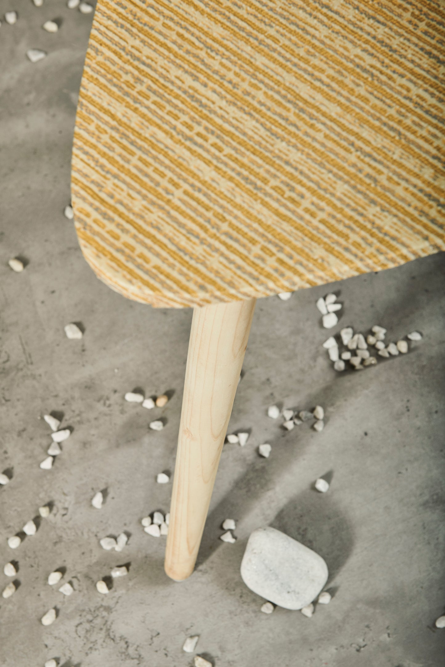A Tiny Mistake Khadi Weave Pattern Trinity Side Table, End Table (1 Piece)
