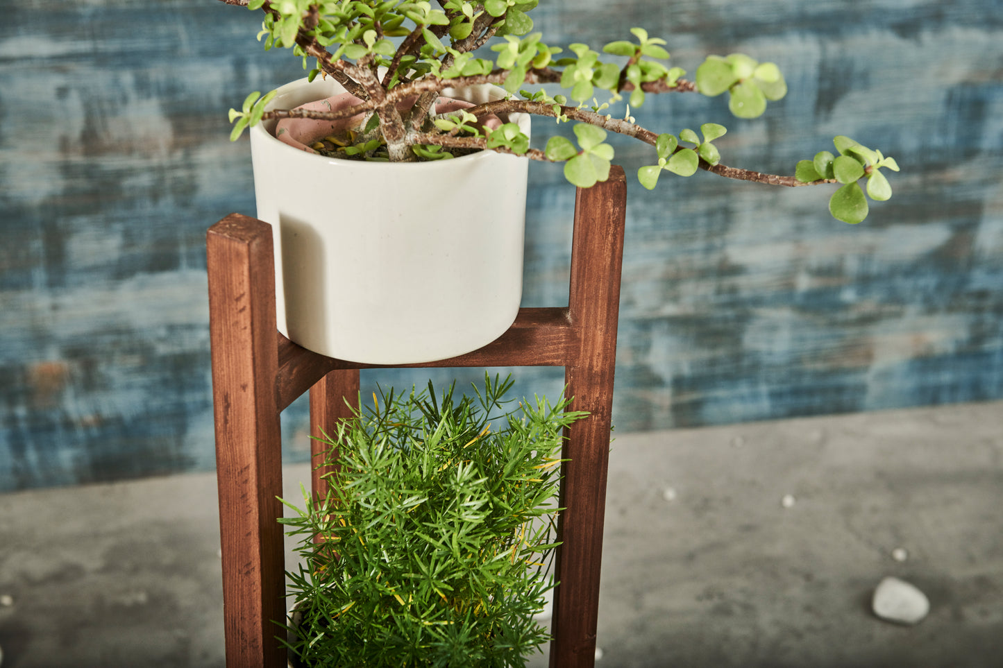 A Tiny Mistake Three Legged Star Planter, Three Tier (One Piece) (Dark Finish)