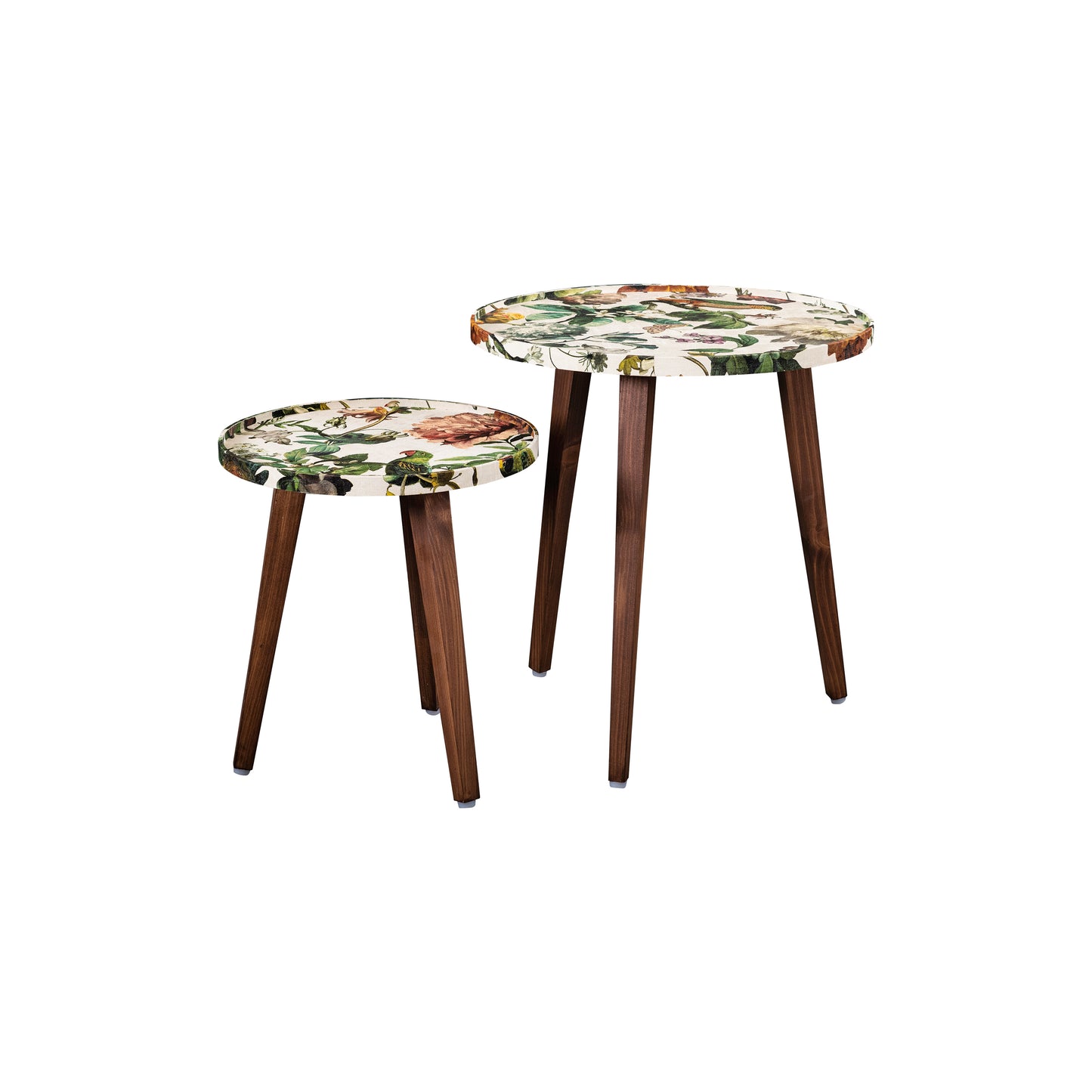 A Tiny Mistake Plush Wilderness Wooden Nesting Tables (Set of 2), Living Room Decor