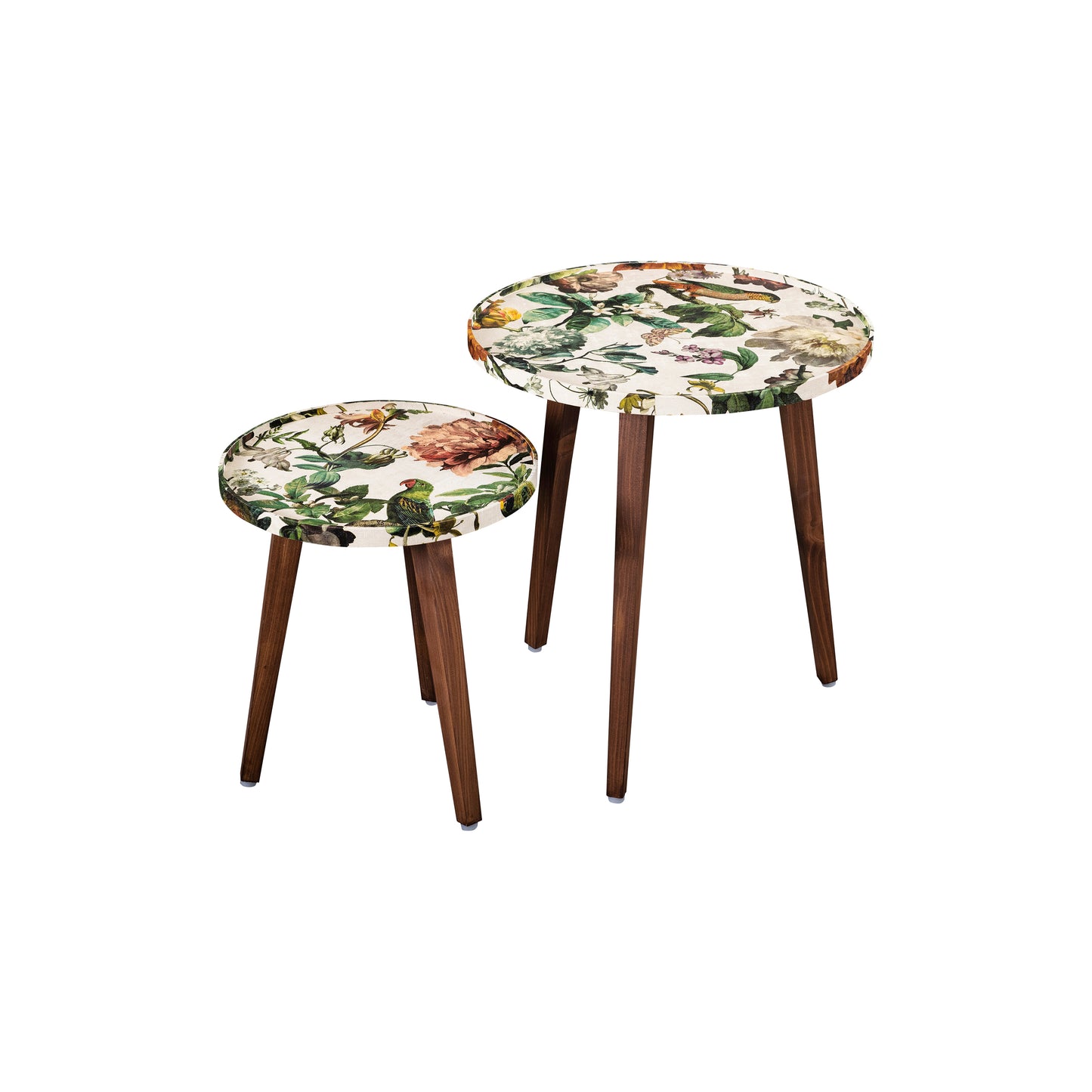 A Tiny Mistake Plush Wilderness Wooden Nesting Tables (Set of 2), Living Room Decor