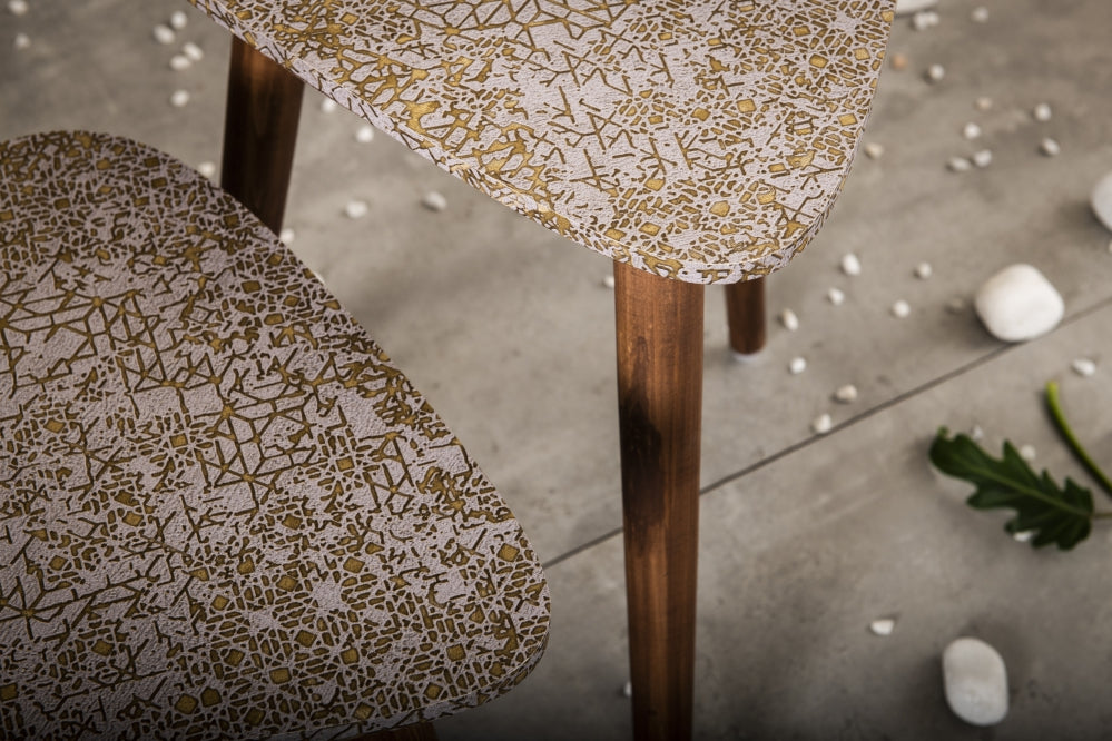 A Tiny Mistake Honeycomb Trinity Nesting Tables (Set of Two)