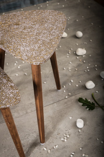 A Tiny Mistake Honeycomb Trinity Nesting Tables (Set of Two)