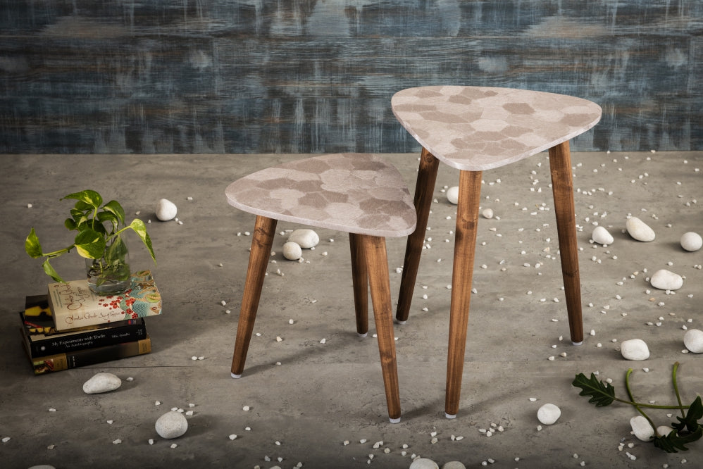 A Tiny Mistake Allure - Rose Gold Trinity Nesting Tables (Set of Two)
