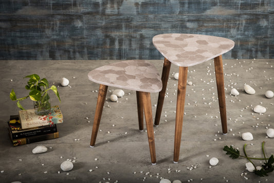A Tiny Mistake Allure - Rose Gold Trinity Nesting Tables (Set of Two)