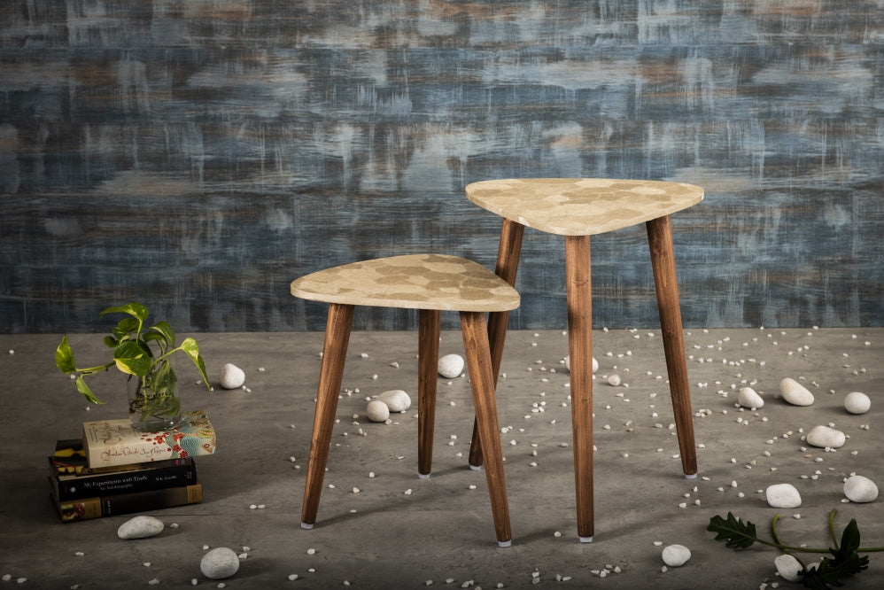 A Tiny Mistake Allure - Gold Trinity Nesting Tables (Set of Two)