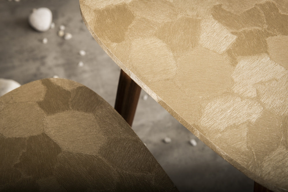 A Tiny Mistake Allure - Gold Trinity Nesting Tables (Set of Two)