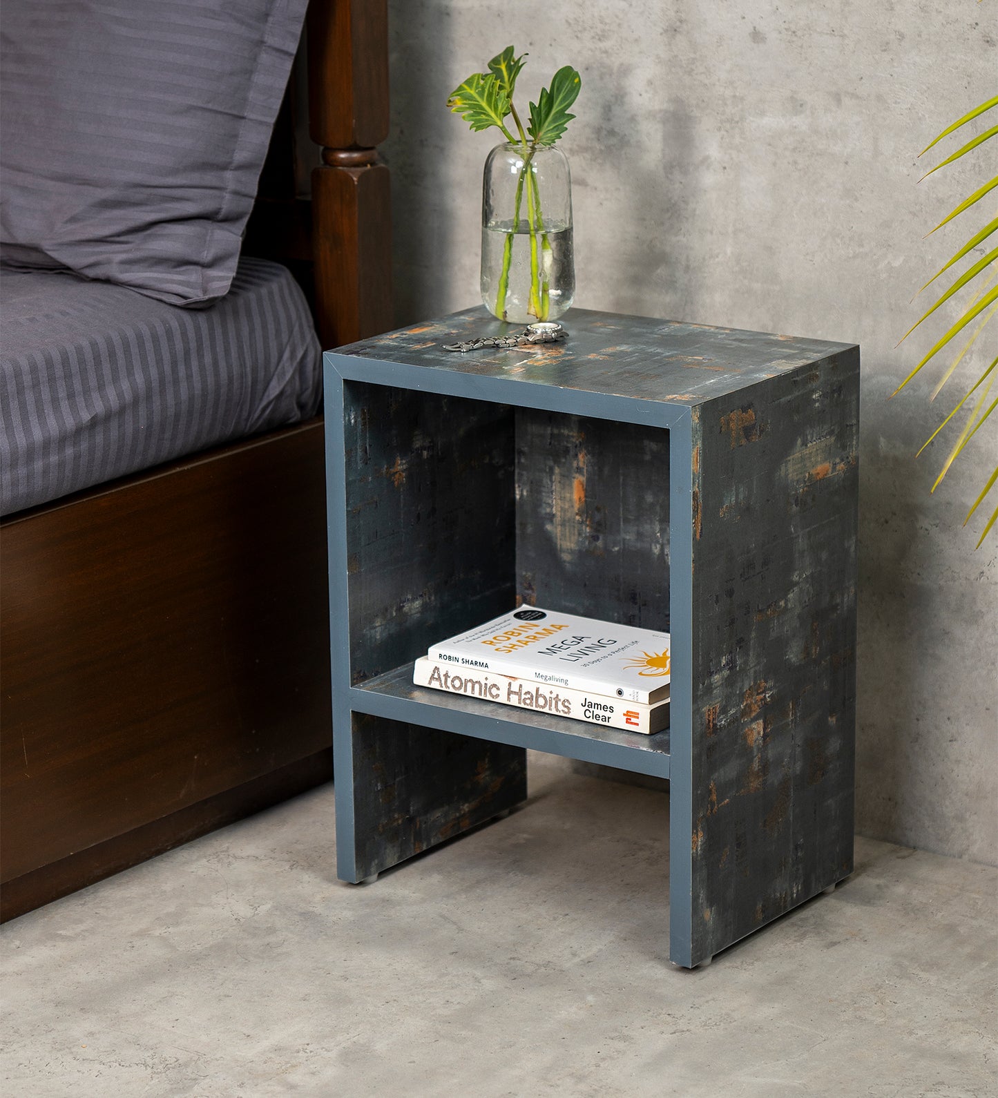 Bedside Table, Side Table, Bedside Open Storage, Bedroom Decor, Wooden Table