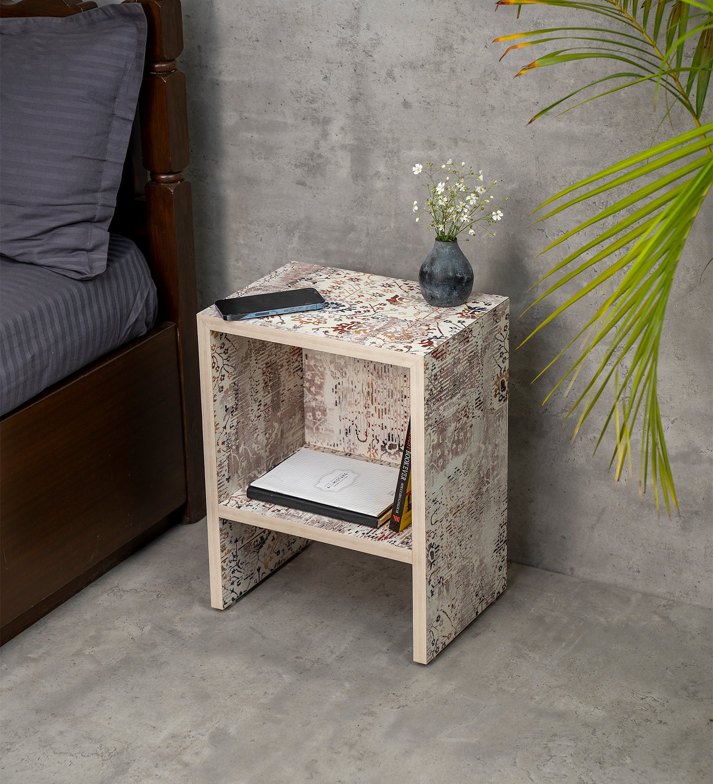 Bedside Table, Side Table, Bedside Open Storage, Bedroom Decor, Wooden Table