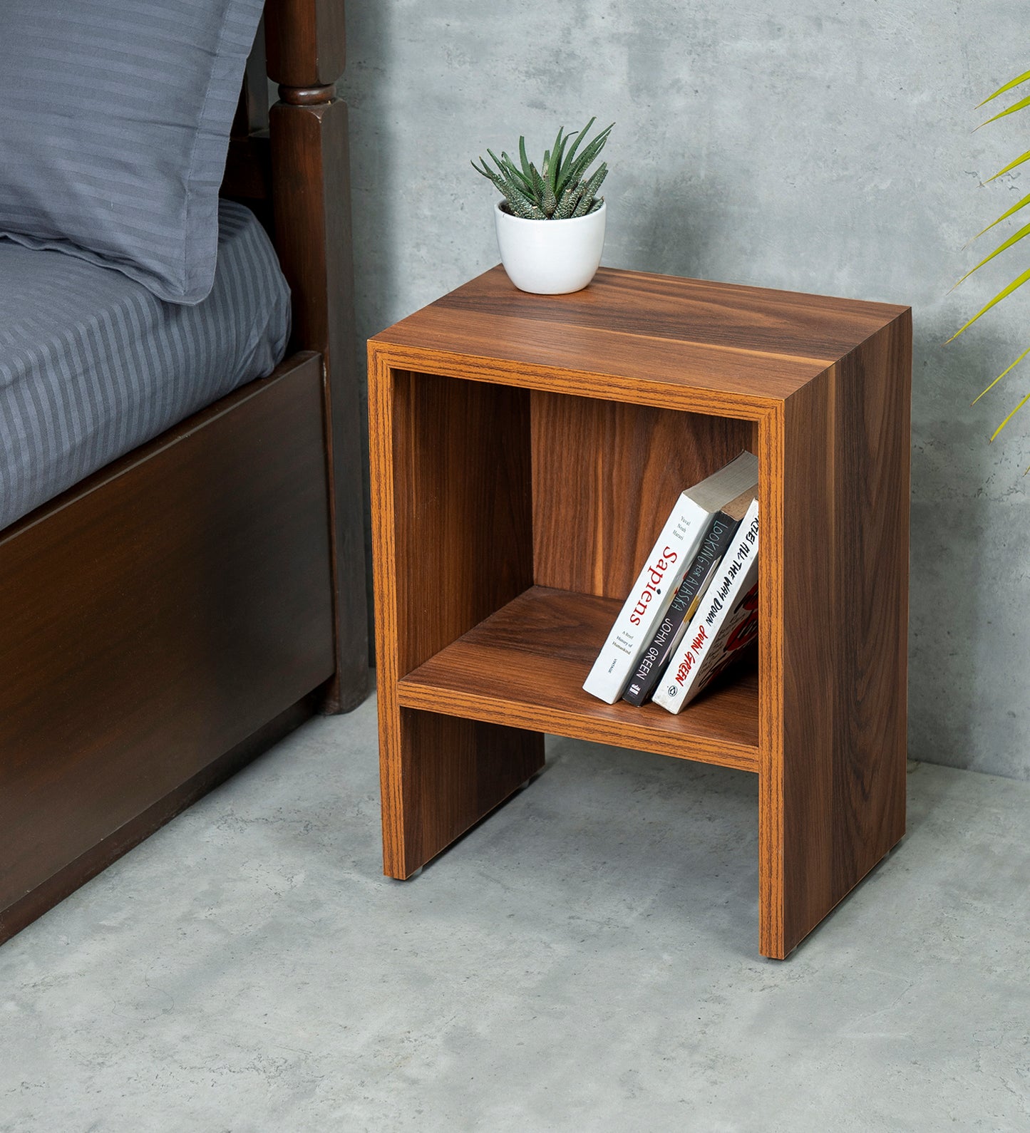 Bedside Table, Side Table, Bedside Open Storage, Bedroom Decor, Wooden Table