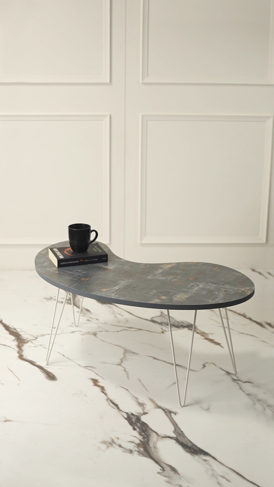 Bohemian Tint Bean Shape Coffee Tables, Wooden Tables, Coffee Tables, Center Tables, Living Room Decor by A Tiny Mistake