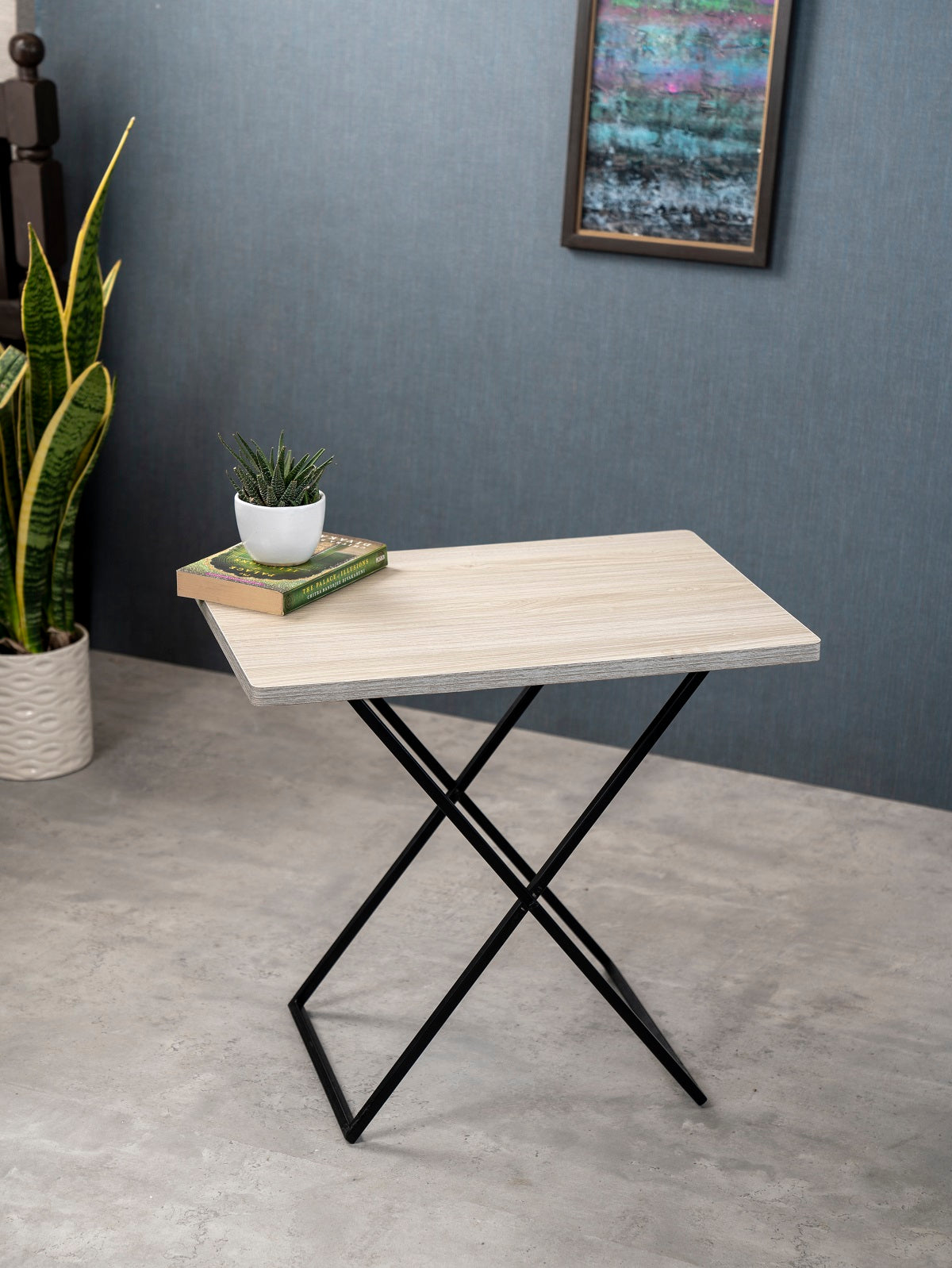 Pine Hues Criss Cross Side Tables, Writing Tables, Wooden Tables, Kids Tables, End Tables Living Room Decor by A Tiny Mistake