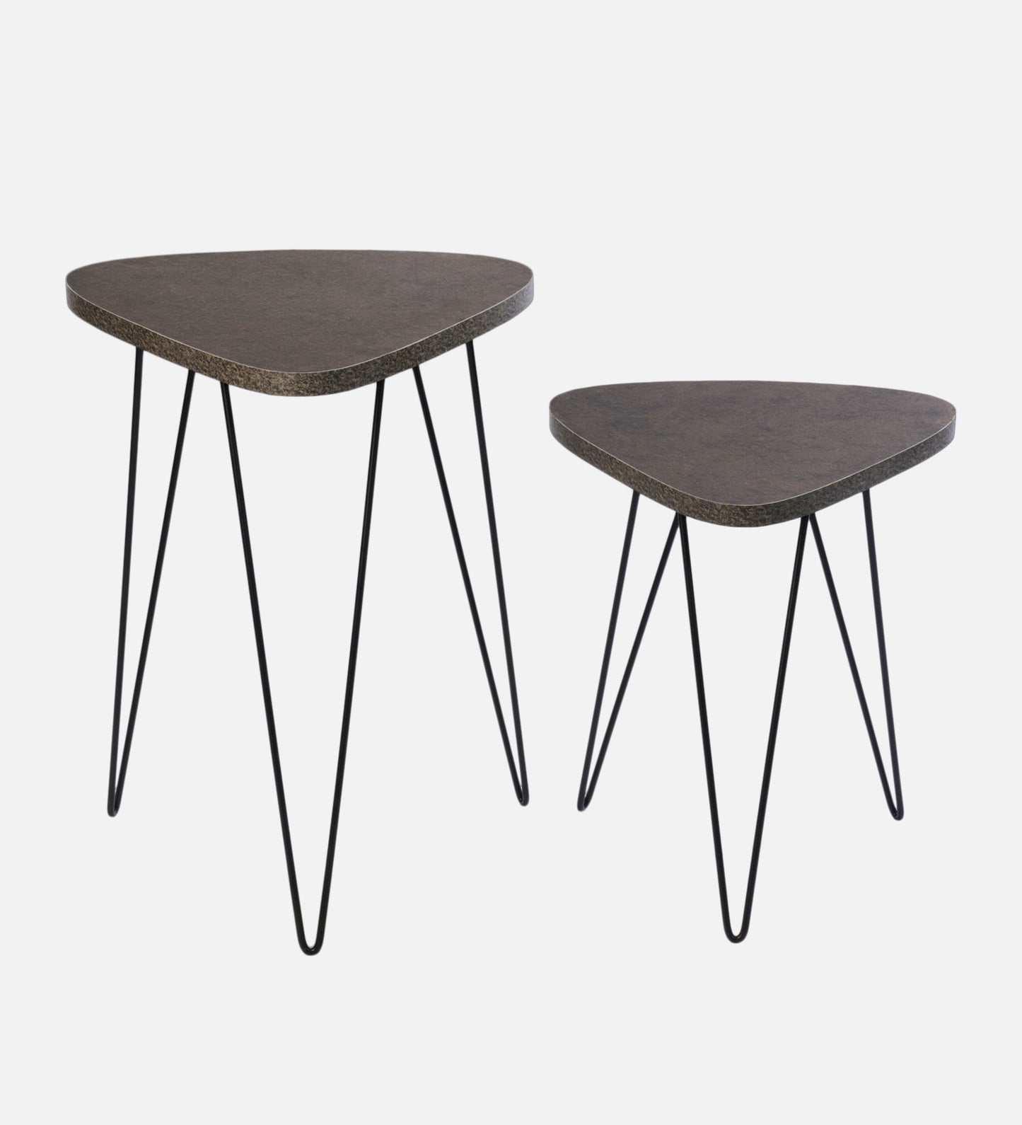 Twilight Trinity Nesting Tables with Hairpin Legs, Side Tables, Wooden Tables, Living Room Decor by A Tiny Mistake