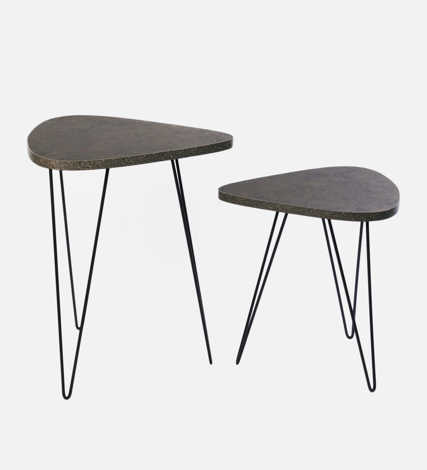 Twilight Trinity Nesting Tables with Hairpin Legs, Side Tables, Wooden Tables, Living Room Decor by A Tiny Mistake