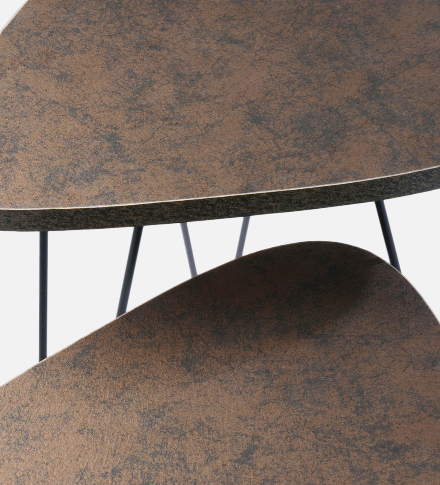Twilight Trinity Nesting Tables with Hairpin Legs, Side Tables, Wooden Tables, Living Room Decor by A Tiny Mistake