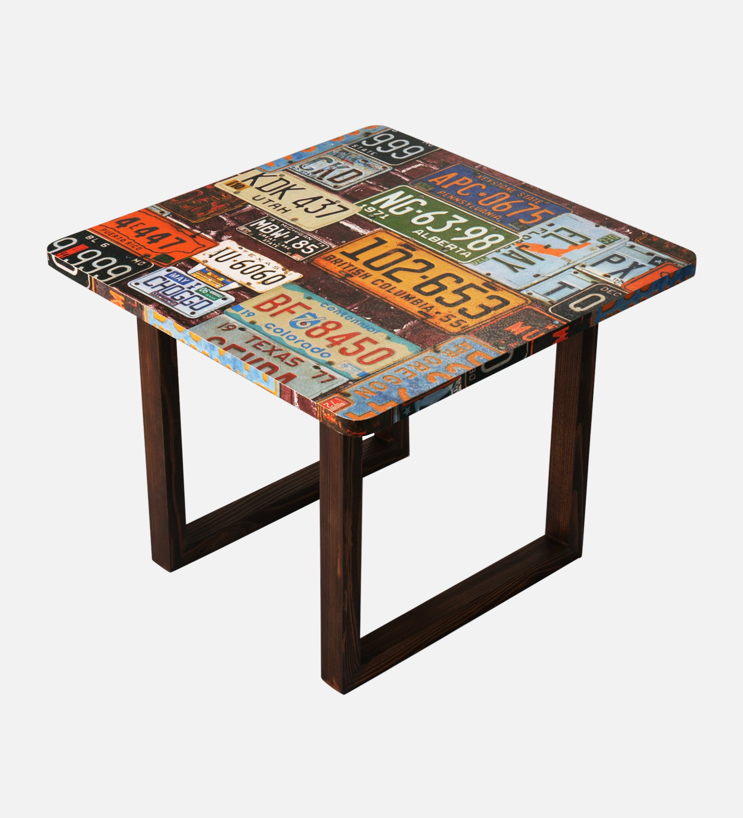 Muddy Miles Square Coffee Tables, Wooden Tables, Coffee Tables, Center Tables, Living Room Decor by A Tiny Mistake