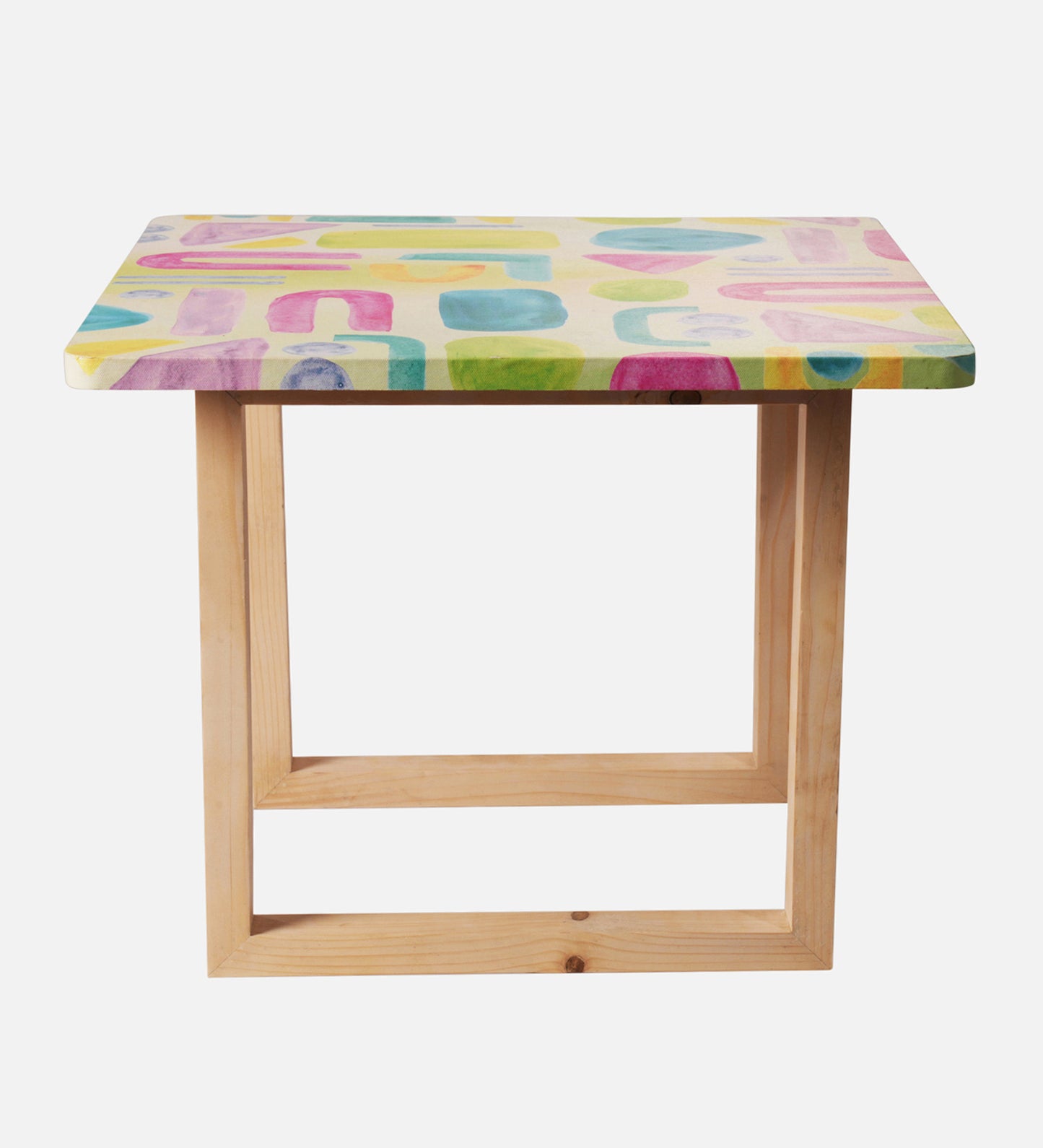 Tiny Doodles Square Coffee Tables, Wooden Tables, Coffee Tables, Center Tables, Living Room Decor by A Tiny Mistake