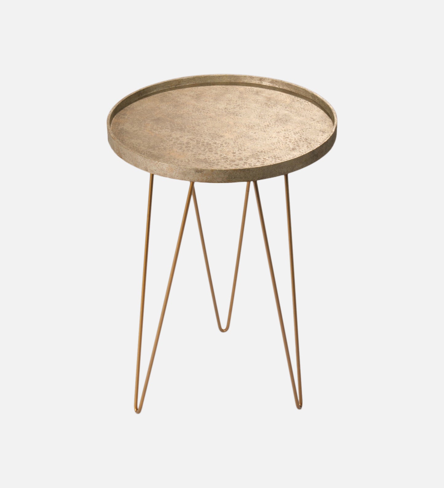 Transcendent Tinge Dark Gold Side Tables with Hairpin Legs, Wooden Tables, Living Room Decor by A Tiny Mistake