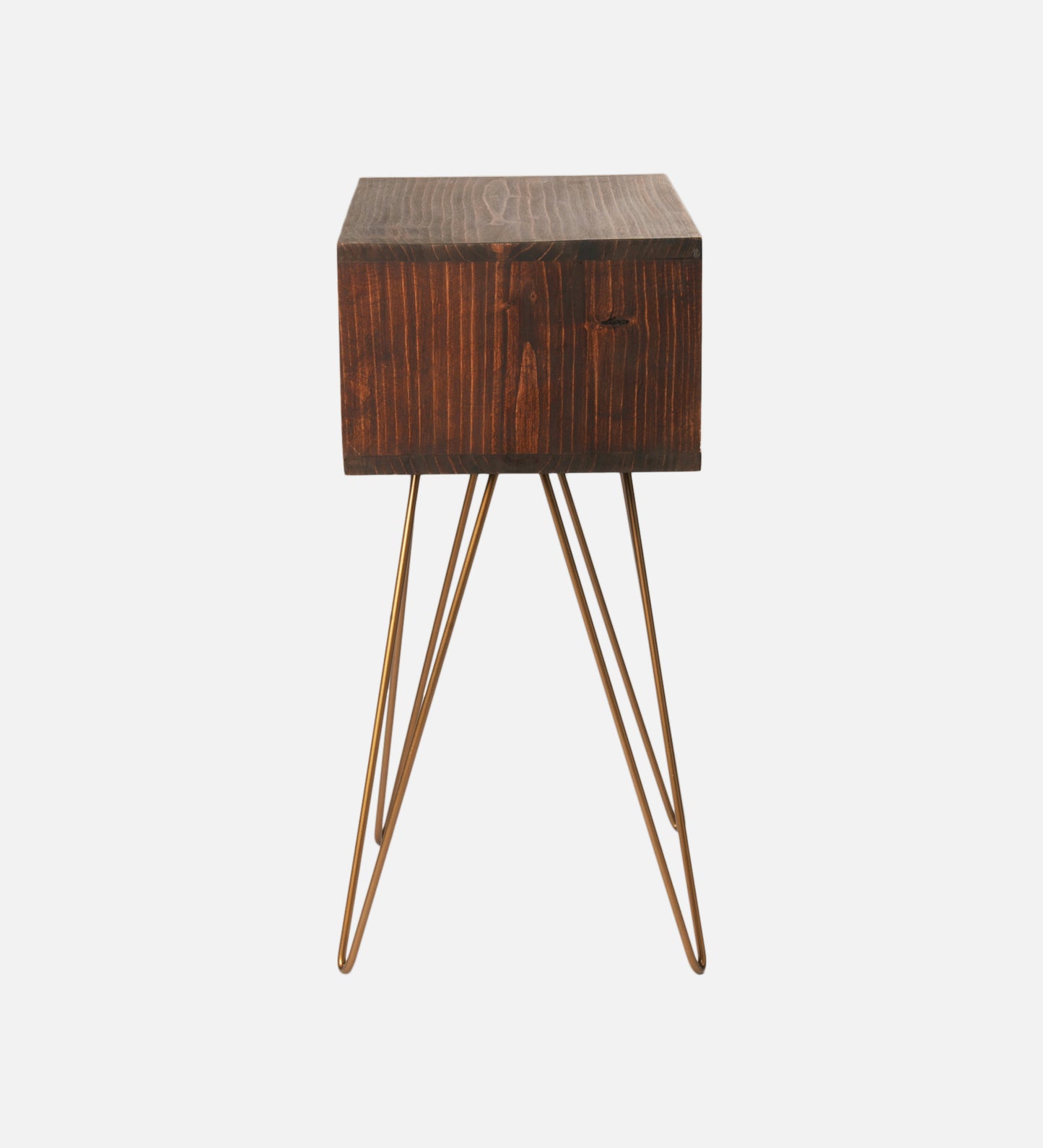 Walnut Tint Amalgam Side Tables, Wooden Tables, Bedside Tables, End Tables, Living Room Decor by A Tiny Mistake
