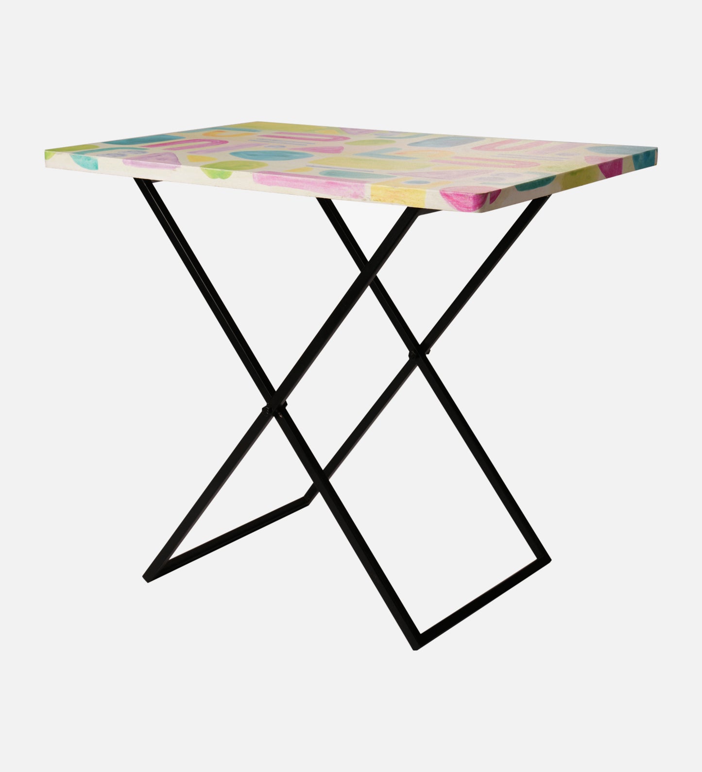 Tiny Doodles Criss Cross Side Tables, Writing Tables, Wooden Tables, Kids Tables, End Tables Living Room Decor by A Tiny Mistake
