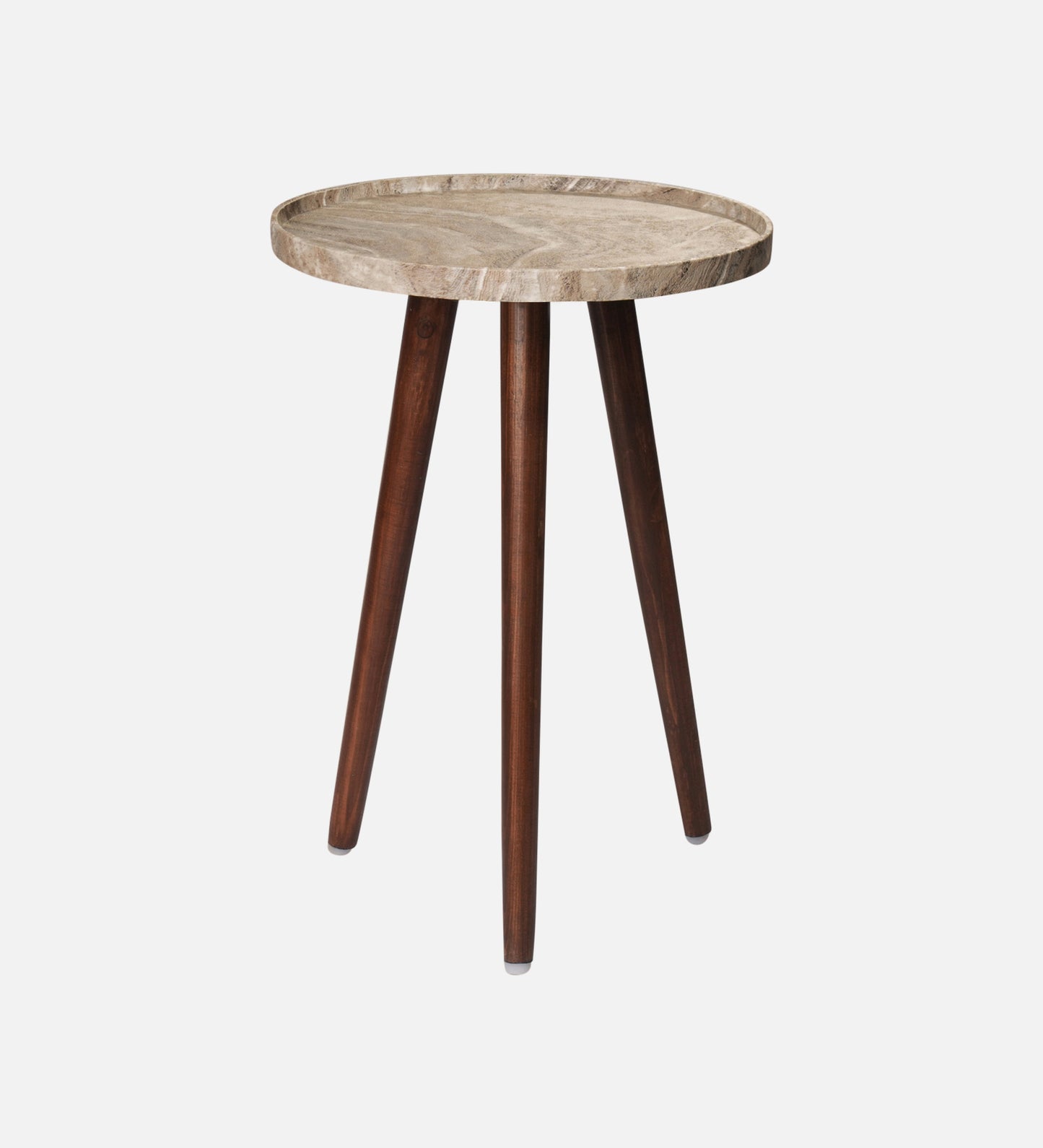 Oasis Inverse Round Nesting Tables with Wooden Legs, Side Tables, Wooden Tables, Living Room Decor by A Tiny Mistake
