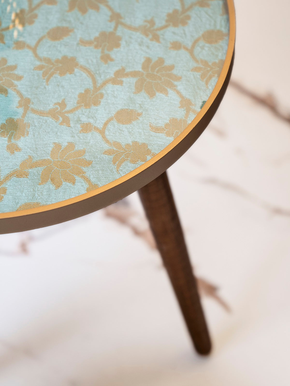 Soundarya Round Nesting Tables with Wooden Legs, Side Tables, Wooden Tables, Living Room Decor by A Tiny Mistake