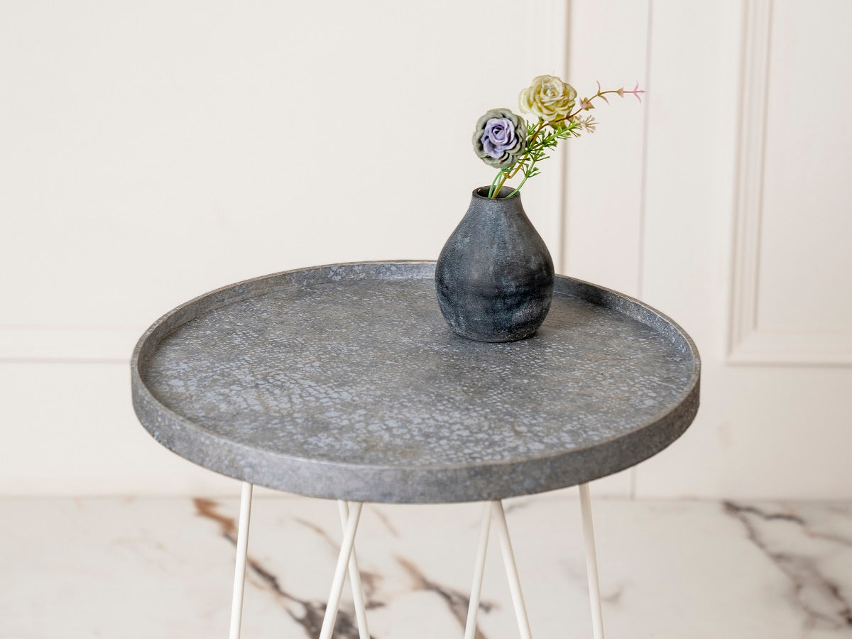 Transcendent Tinge Powder Blue Side Tables with Hairpin Legs, Wooden Tables, Living Room Decor by A Tiny Mistake