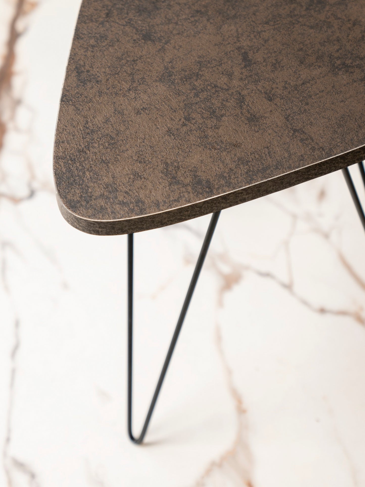 Twilight Trinity Nesting Tables with Hairpin Legs, Side Tables, Wooden Tables, Living Room Decor by A Tiny Mistake