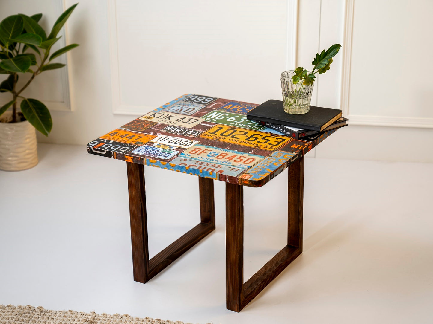 Muddy Miles Square Coffee Tables, Wooden Tables, Coffee Tables, Center Tables, Living Room Decor by A Tiny Mistake