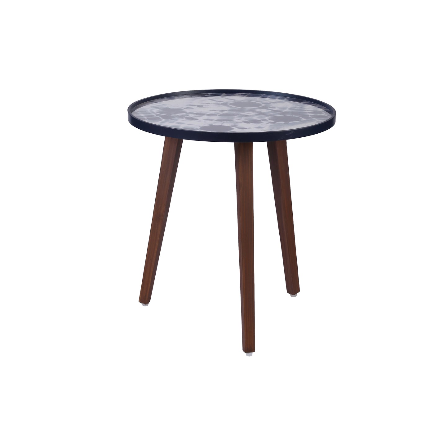 A Tiny Mistake Shibori Wooden Nesting Tables (Set of 2), Living Room Decor