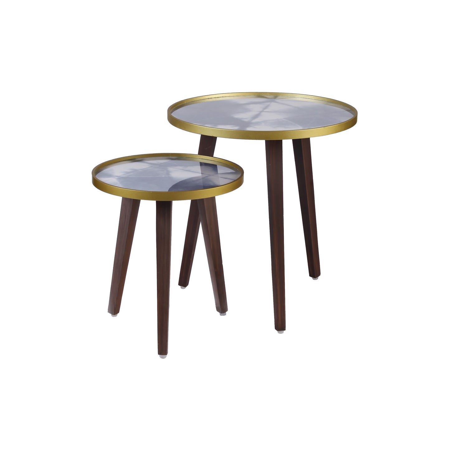 A Tiny Mistake Patang Wooden Nesting Tables (Set of 2), Living Room Decor