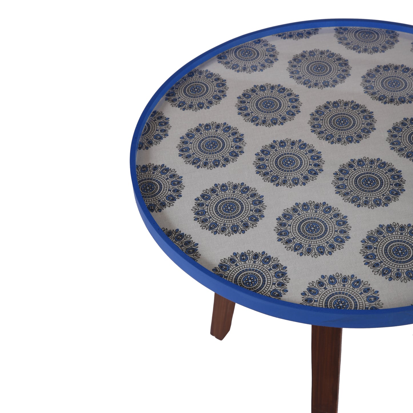 A Tiny Mistake Mandala Wooden Nesting Tables (Set of 2), Living Room Decor