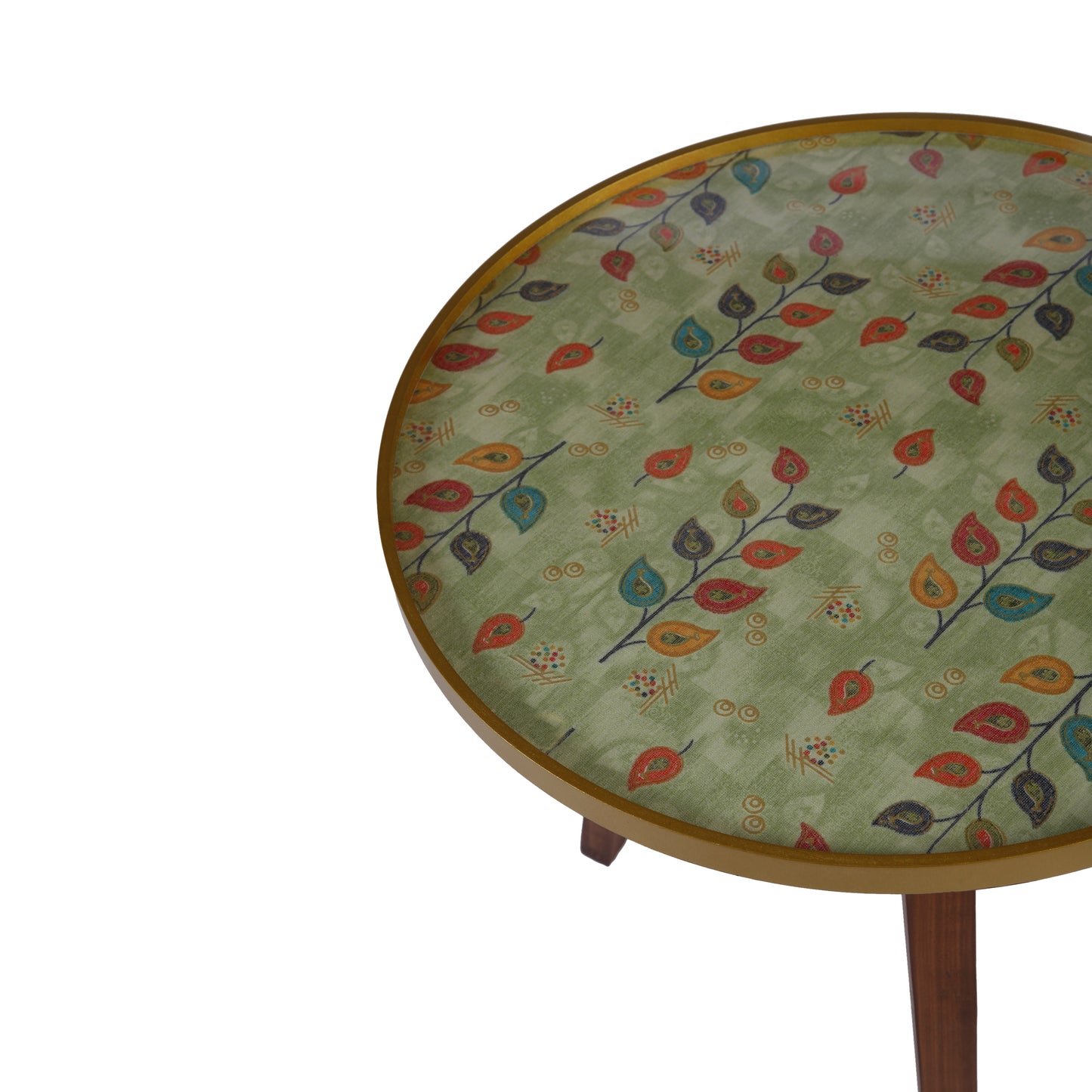 A Tiny Mistake Bela Green Wooden Nesting Tables (Set of 2), Living Room Decor