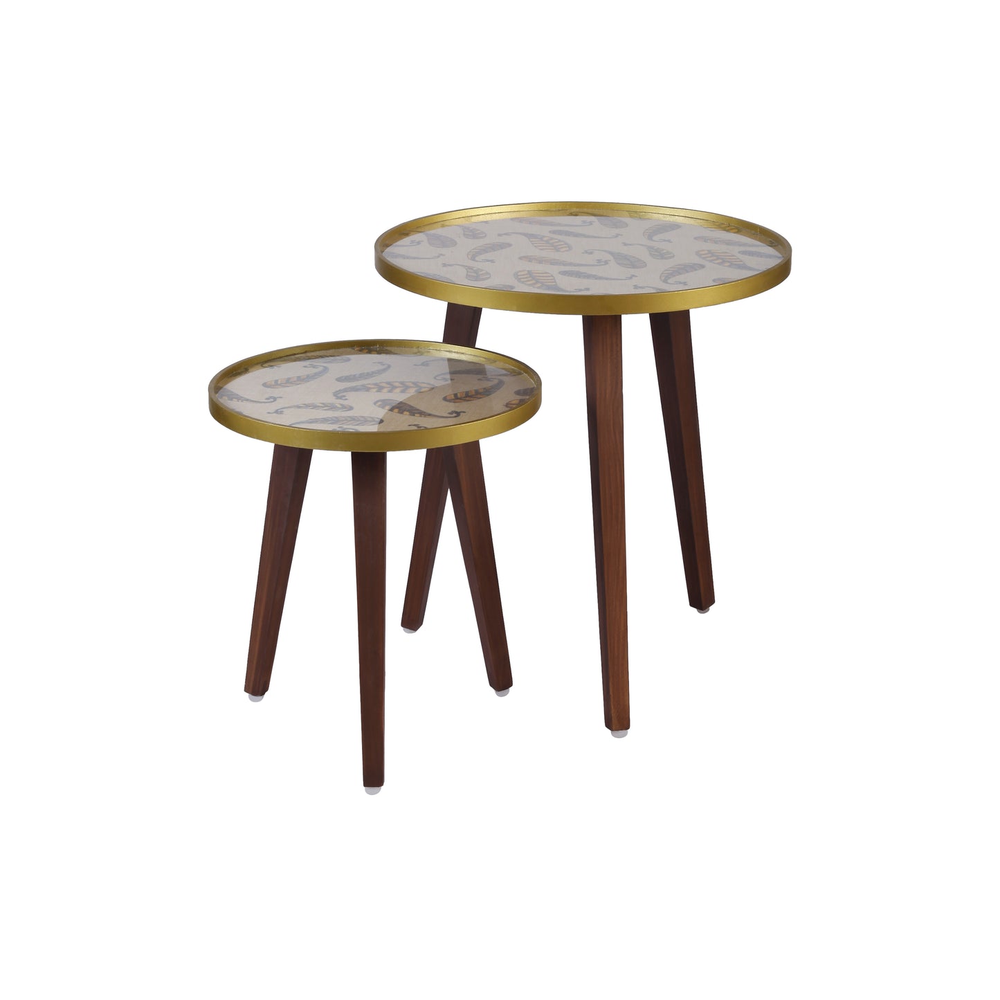 A Tiny Mistake Kairi Wooden Nesting Tables (Set of 2), Living Room Decor