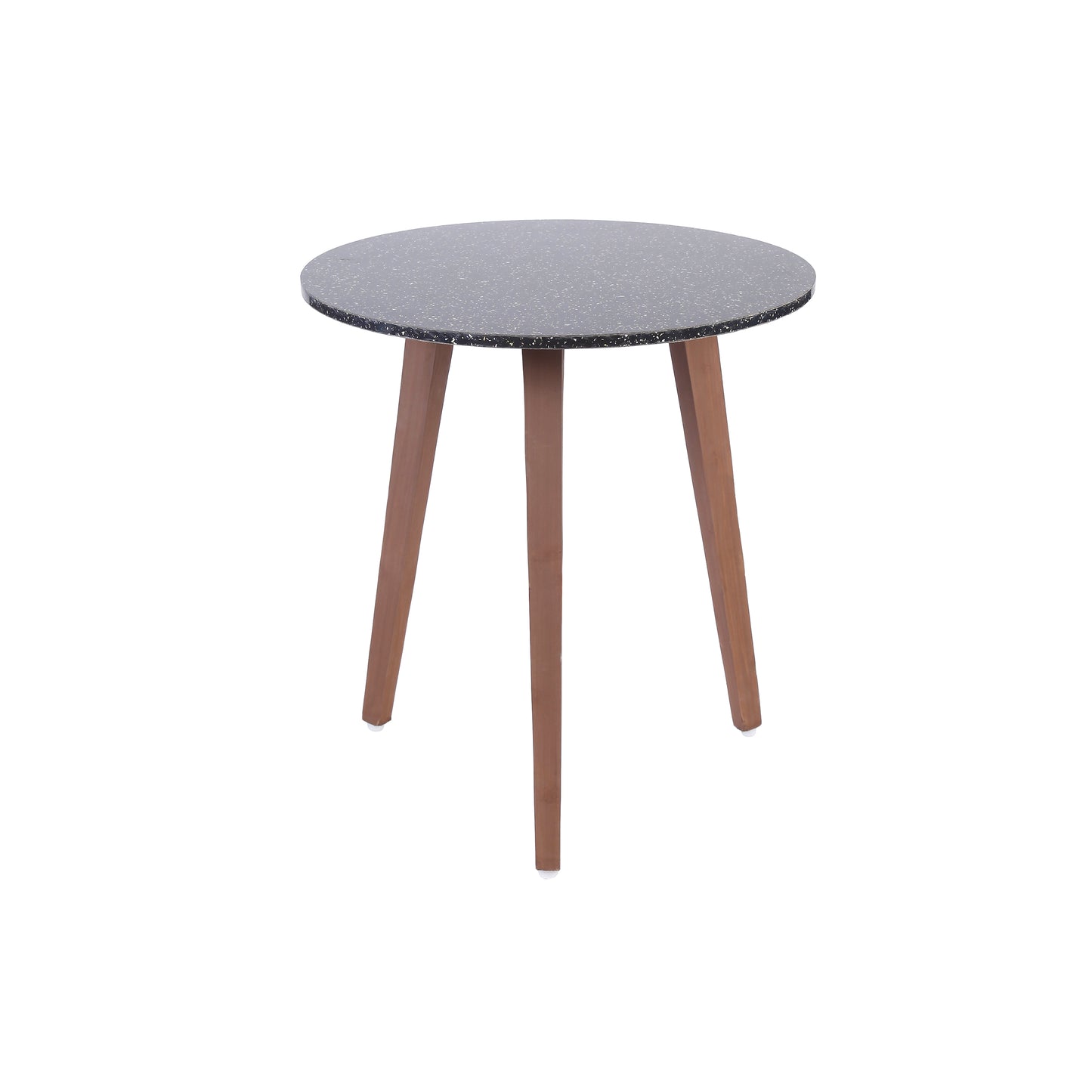 A Tiny Mistake Black Granite Finish Wooden Nesting Tables (Set of 2), Living Room Decor