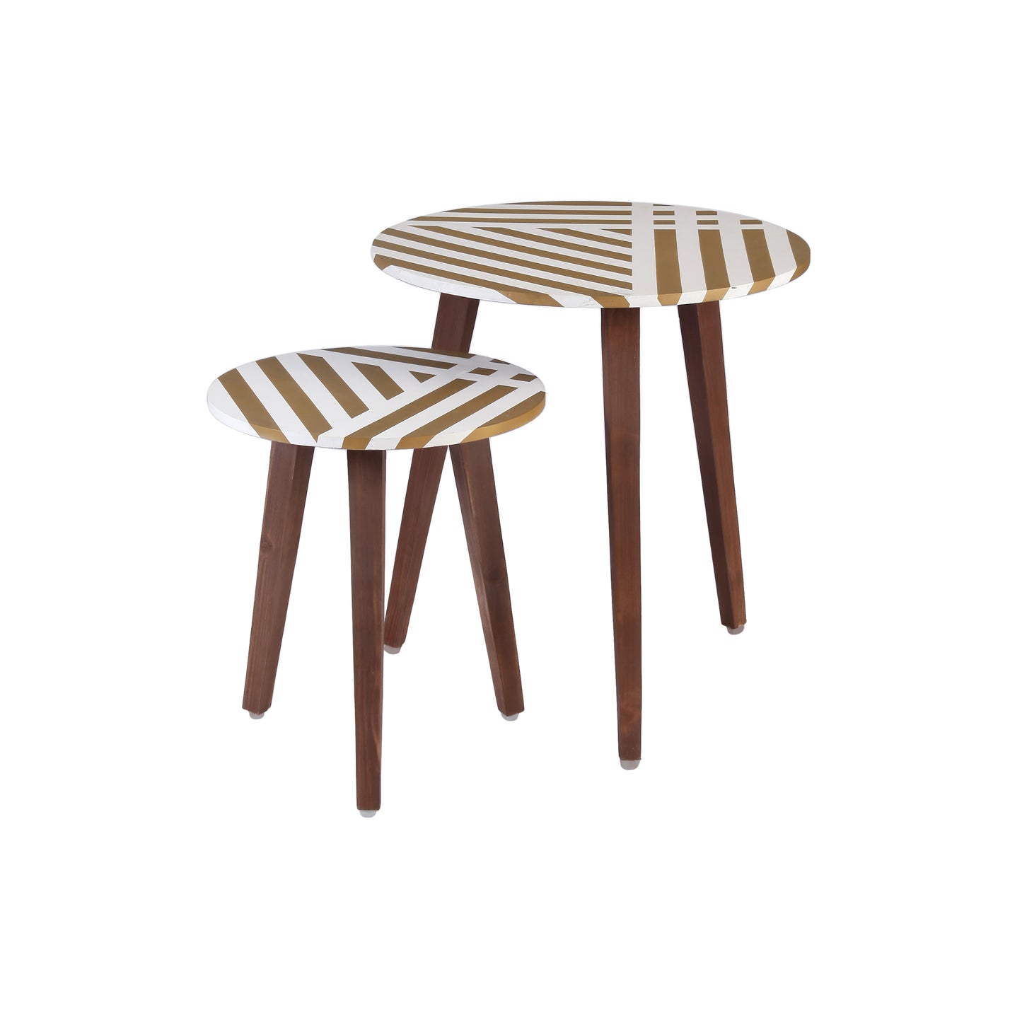 A Tiny Mistake SunBeam Wooden Nesting Tables (Set of 2), Living Room Decor