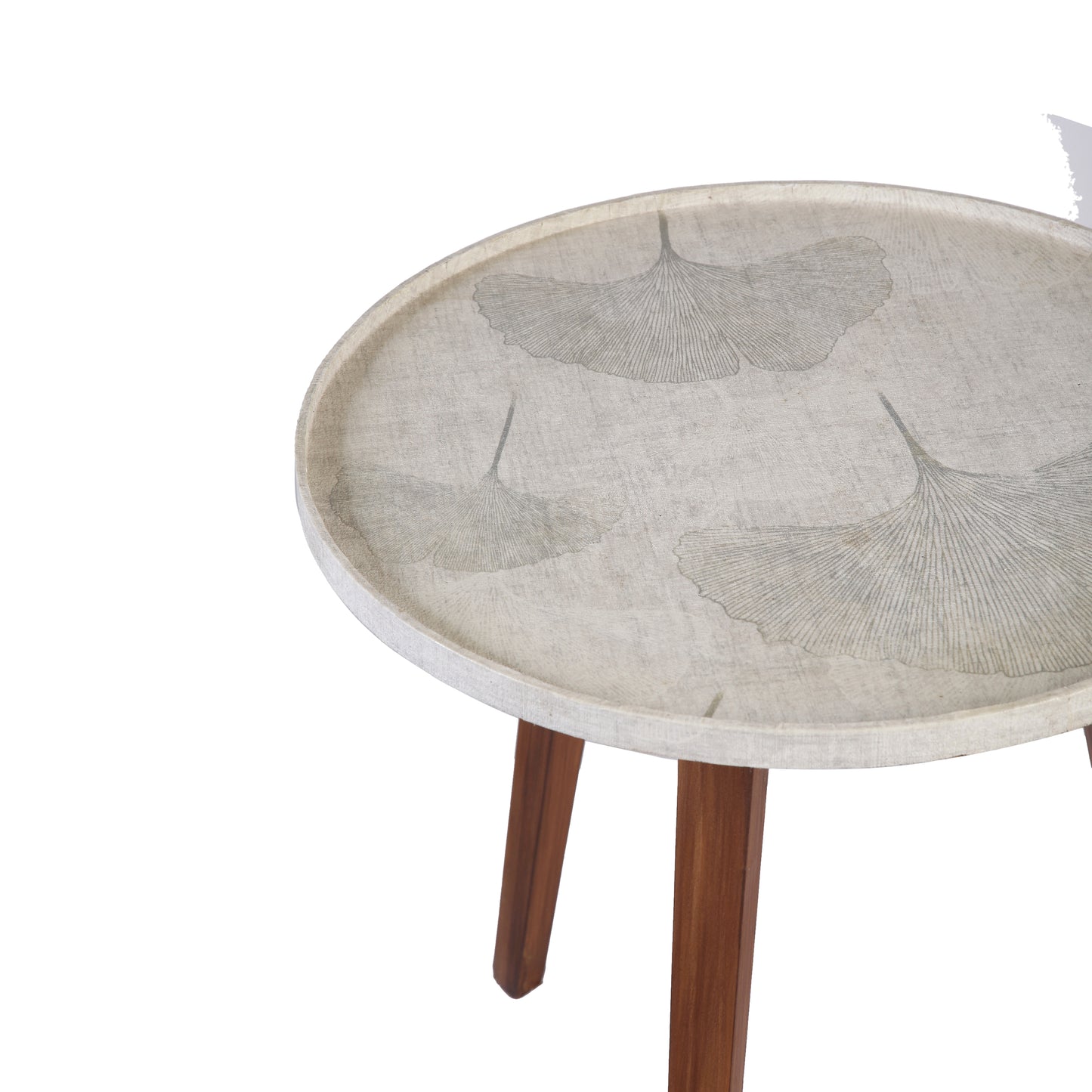 A Tiny Mistake Silver Blossom Wooden Nesting Tables (Set of 2), Living Room Decor