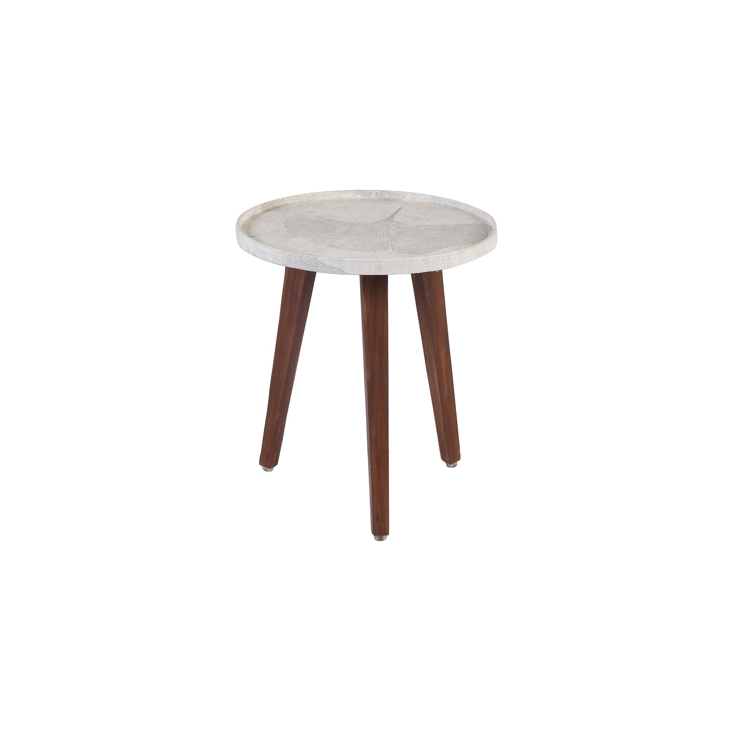 A Tiny Mistake Silver Blossom Wooden Nesting Tables (Set of 2), Living Room Decor